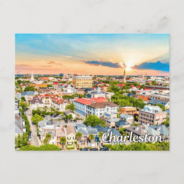 Charleston, South Carolina, Vereinigte Staaten Postkarte (Vorderseite)