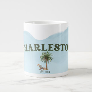 Charleston, South Carolina Vintage-Kaffeetasse Jumbo-Tasse