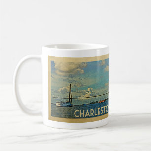 Charleston South Carolina Vintage Reise Kaffeetasse