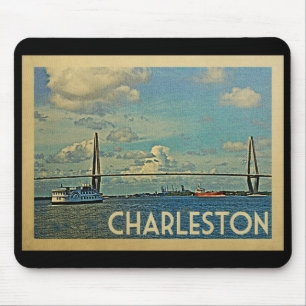 Charleston South Carolina Vintage Travel Mousepad
