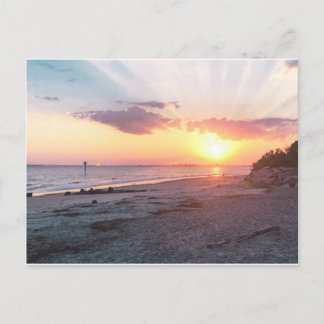 Charleston Sunset Postkarte