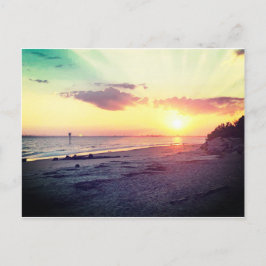 Charleston Sunset Postkarte