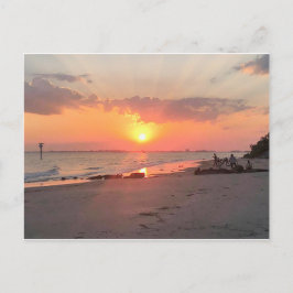 Charleston Sunset Postkarte