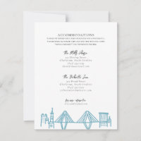 Charleston Toile Border in Blue Unterkünfte