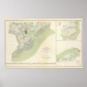 Charleston-Verteidigung, Belmont-Schlachtfeld Poster