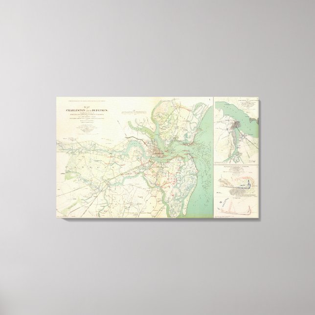 Charleston, Verteidigung Leinwanddruck (Vorderseite)