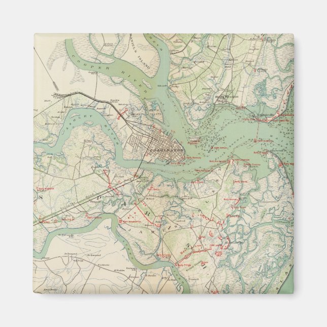 Charleston, Verteidigung Magnet (Vorne)