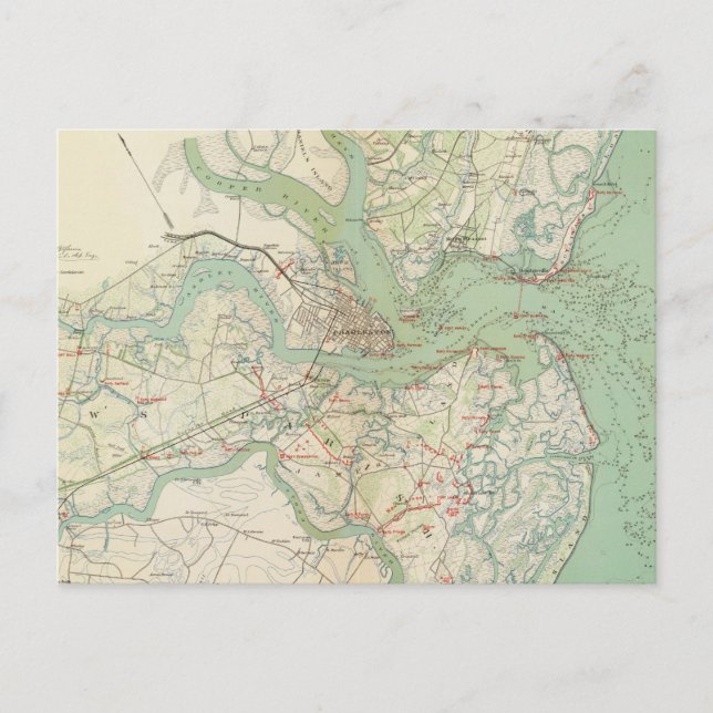 Charleston, Verteidigung Postkarte (Vorderseite)