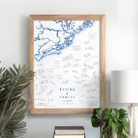Charleston Wedding Elegante Karte Gästebuchplakat