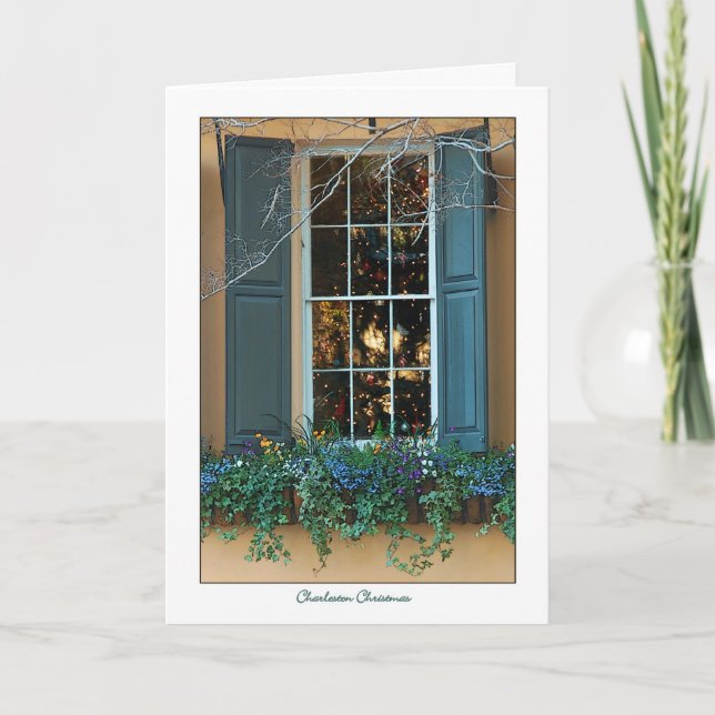 Charleston-Weihnachtskarte Feiertagskarte (Vorderseite)