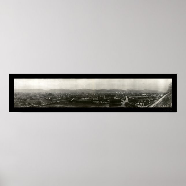 Charleston West Virginia Foto 1909 Poster (Vorne)