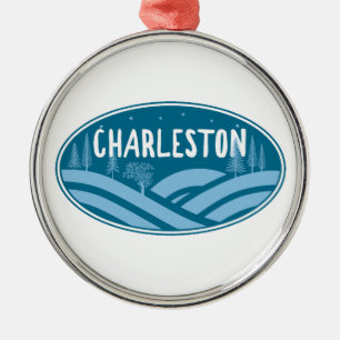 Charleston West Virginia Outdoors Ornament Aus Metall