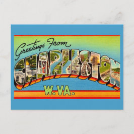 Charleston West Virginia Postkarte