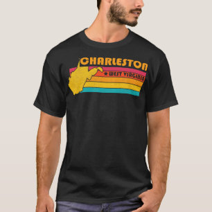 Charleston West Virginia Vintag Distressed Souven T-Shirt