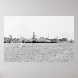 Charlestown Navy Yard: 1900 Poster