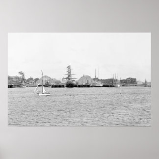 Charlestown Navy Yard: 1900 Poster