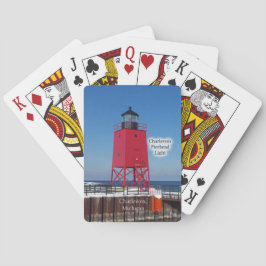 Charlevoix Pierhead Light spielt Karten Spielkarten