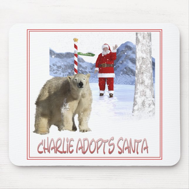 Charlie Adoptiere Santa Cover Art Mousepad (Vorne)
