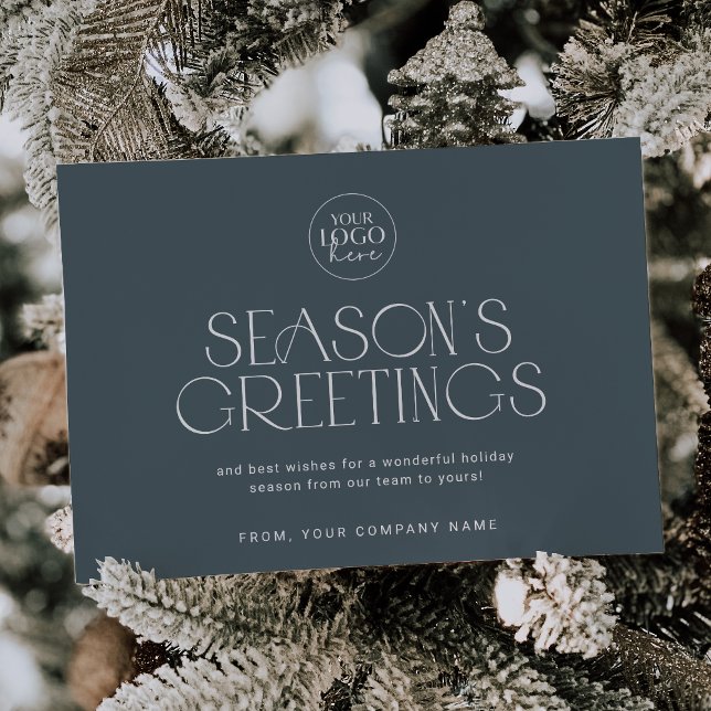 CHARLIE Blue Easy Company Logo Weihnachten (CHARLIE Blue Easy Company Logo Business Christmas Holiday Card)