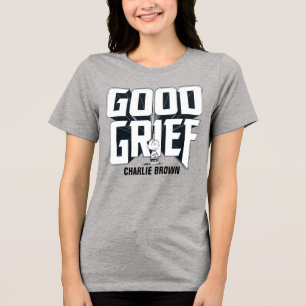 Charlie Brown "Good Grief" Rock Band T-Shirt Grafi Tri-Blend Shirt