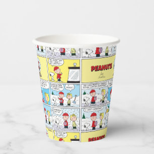Charlie Brown Schneekugel Pappbecher