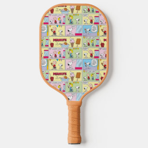 Charlie Brown, Snoopy & Sally   Eiscreme Pickleball Schläger