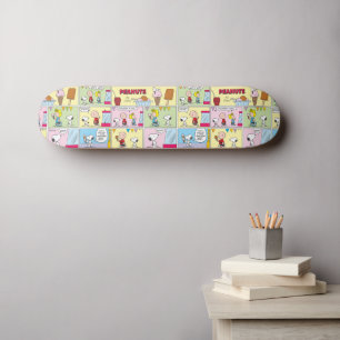 Charlie Brown, Snoopy & Sally   Eiscreme Skateboard