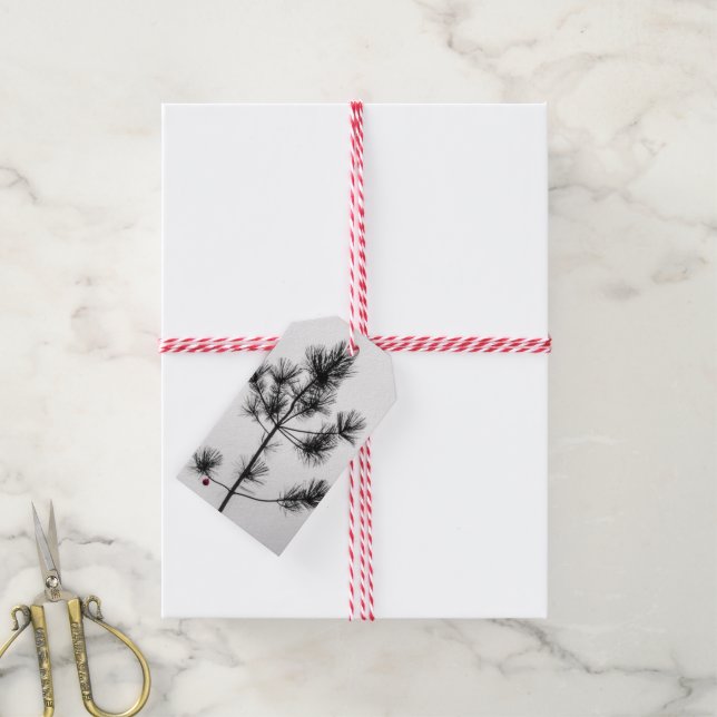 Charlie Brown Style Christmas Tree Geschenkanhänger (Mit Garn)