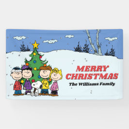 Charlie Brown und Freunde Weihnachten Banner