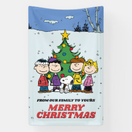 Charlie Brown und Freunde Weihnachten Banner