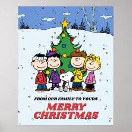 Charlie Brown und Freunde Weihnachten Poster