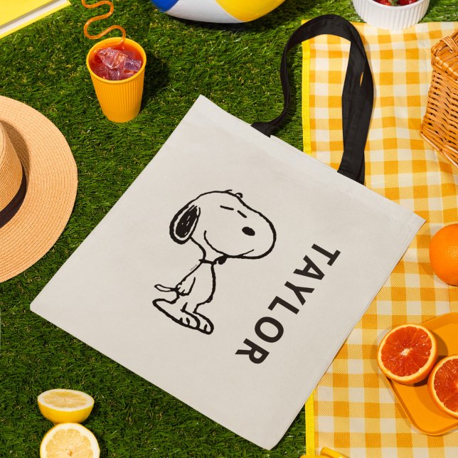 Charlie Brown und Gang Confetti Birthday Tragetasche (Tote bag at picnic)