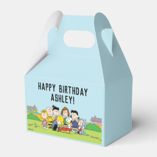 Charlie Brown und Gang Geburtstag Geschenkschachtel