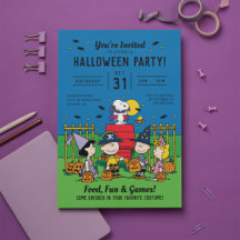 Charlie Brown und Gang Halloween-Party