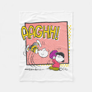 Charlie Brown und Lucy Football Comic Graphic Fleecedecke