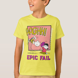 Charlie Brown und Lucy Football Comic Graphic T-Shirt