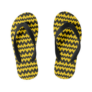 Charlie Brown Zig Zag Muster Kinderbadesandalen