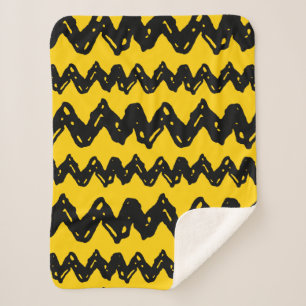 Charlie Brown Zig Zag Muster Sherpadecke