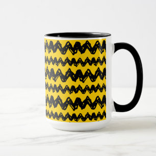 Charlie Brown Zig Zag Muster Tasse