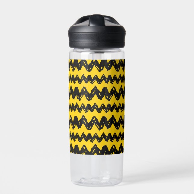 Charlie Brown Zig Zag Muster Trinkflasche (Vorderseite)