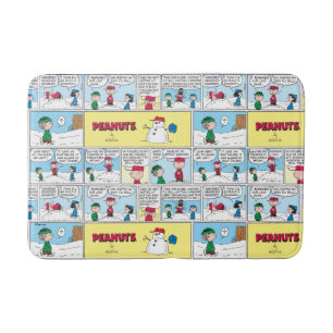 Charlie Browns Baseball-Erinnerungen Badematte