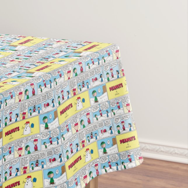 Charlie Browns Baseball-Erinnerungen Tischdecke (Beispiel)