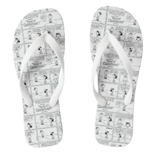 Charlie Browns Erinnerungen am Pitcher-Berg Flip Flops