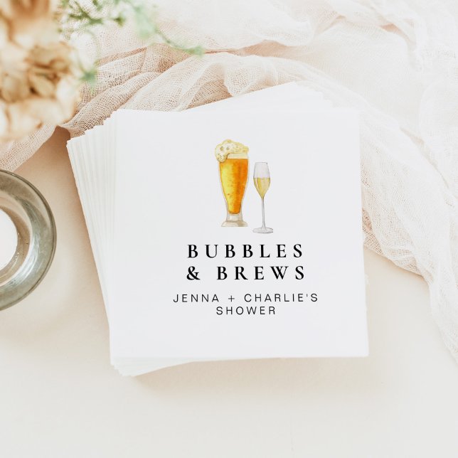 CHARLIE Bubbles & Brews Paare Dusche Willkommen Serviette (Von Creator hochgeladen)