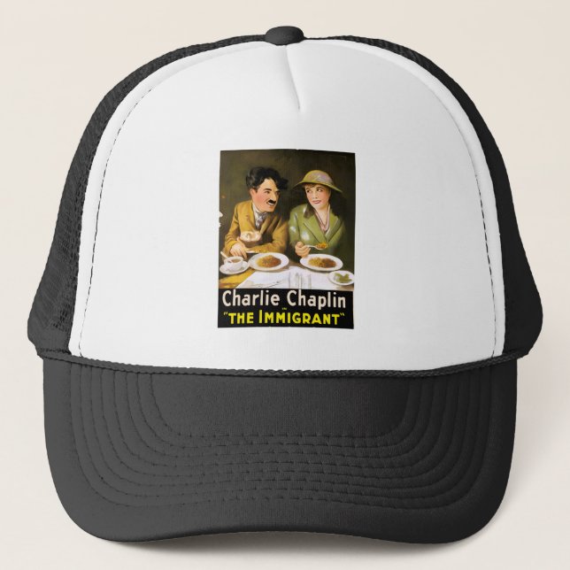 Charlie Chaplin/The Immigrant Trucker Hat Truckerkappe (Vorderseite)