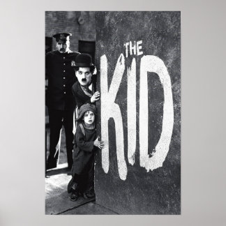 Charlie Chaplin The Kid 1921 Klassiker Film Poster