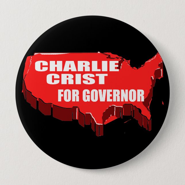 CHARLIE CRIST FOR SENATE BUTTON (Vorderseite)
