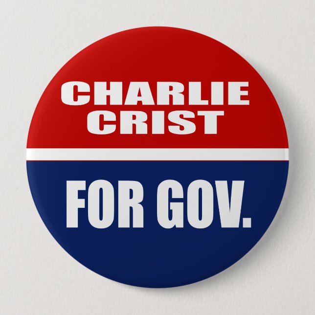 CHARLIE CRIST FÜR SENAT BUTTON (Vorderseite)