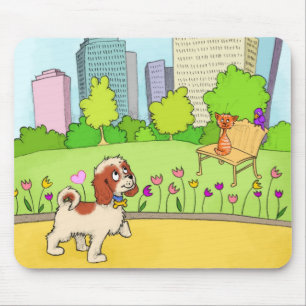 Charlie das unbekümmerte Central Park Mousepad