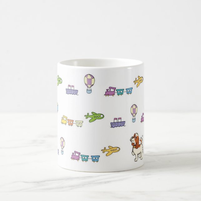 Charlie der Kavalier reist die WeltTasse Tasse (Mittel)